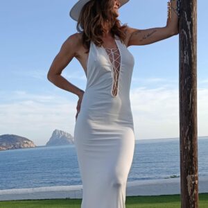 Amanda Long Dress White 4