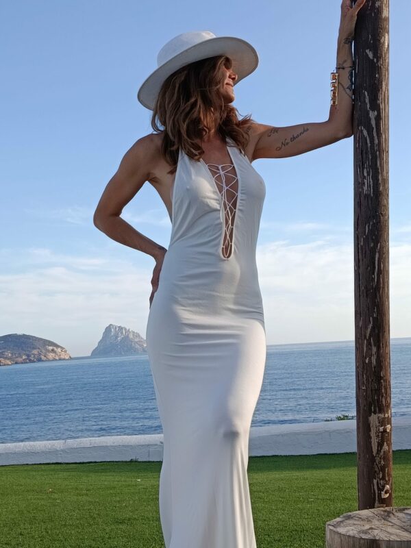Amanda Long Dress White 4