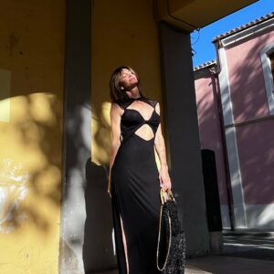 Nudos Long Dress Black 1