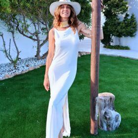 Chiara Long Dress White 1