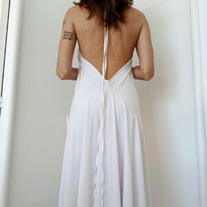 Elenina Classic Dress White 4