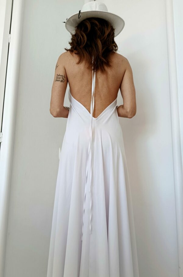 Elenina Classic Dress White 4